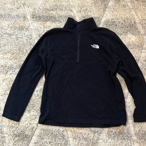 North face three-quarter, zip fleece